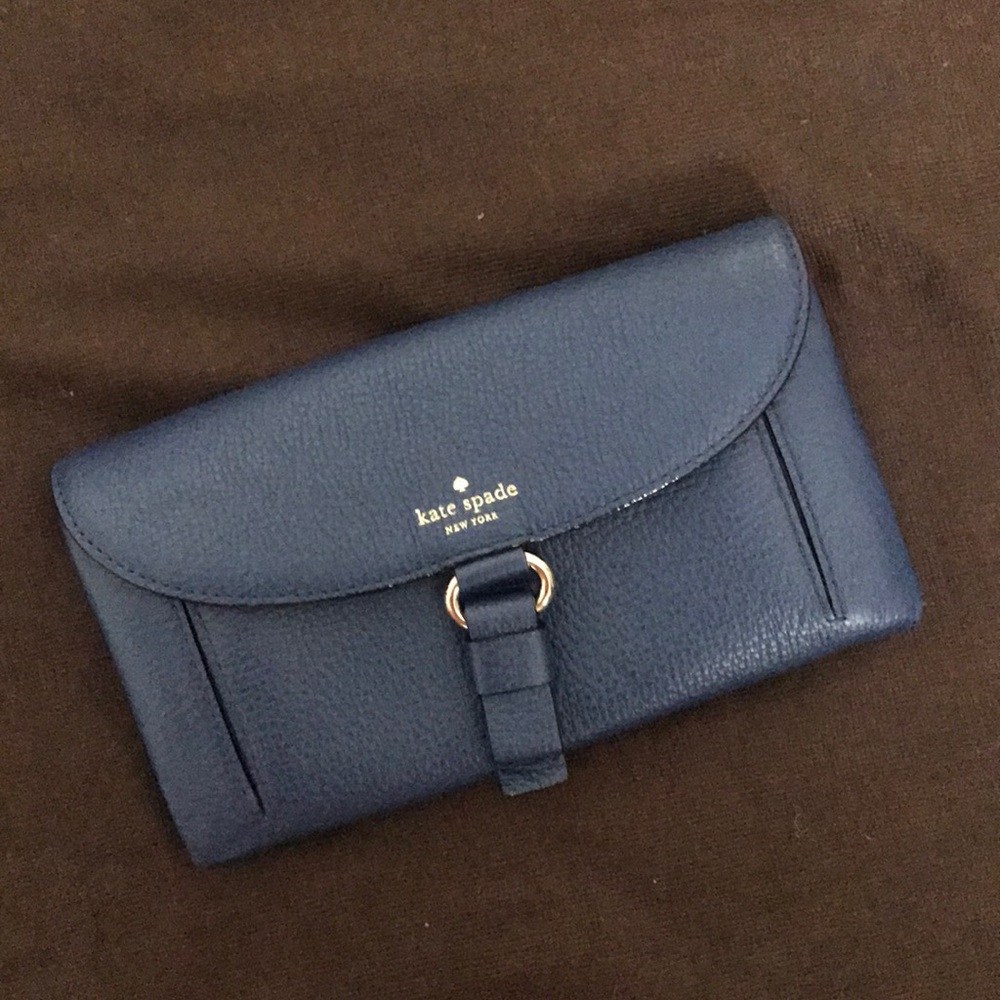 Kate Spade Wallet in Indigo Blue